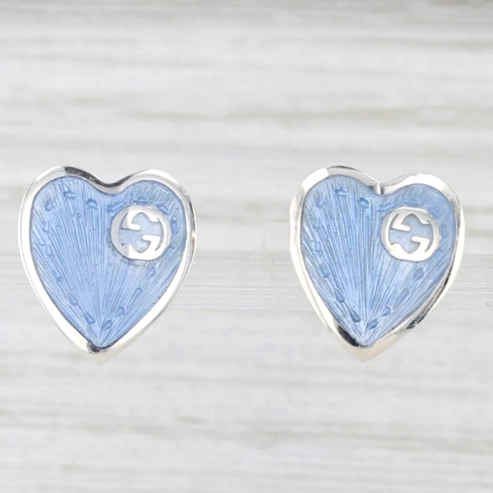 NIB GUCCI HEART EARRINGS - Picture 2 of 4